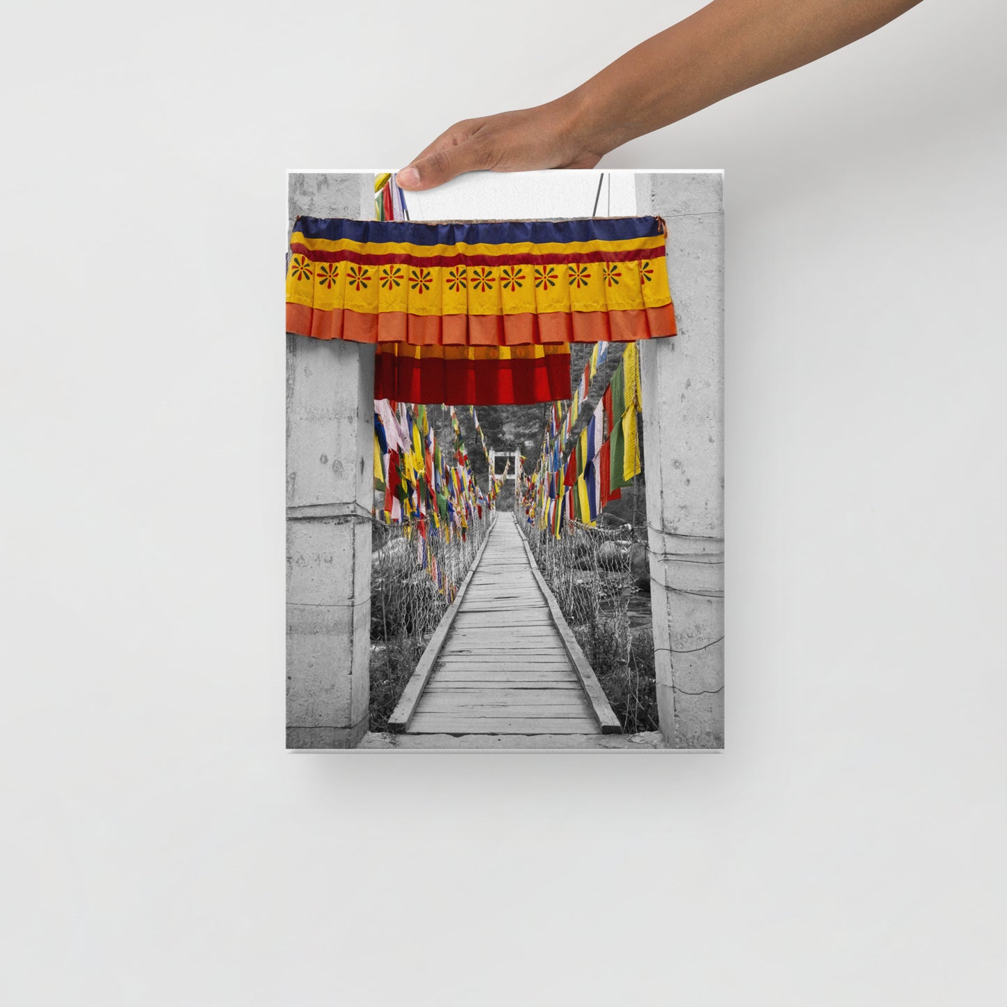 Bhutanese Bridge 01 - Canvas