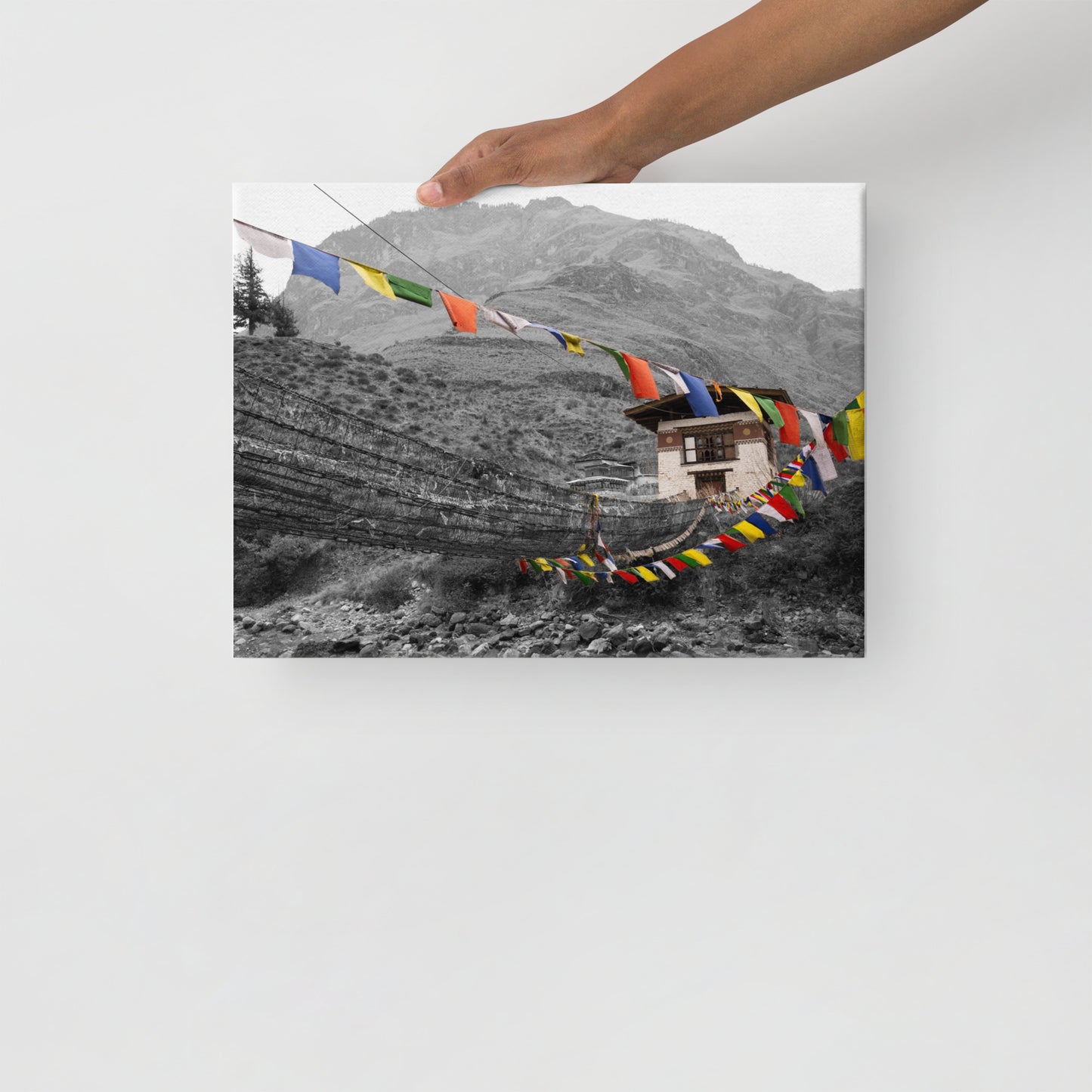 Bhutanese Old Stupa 02 - Canvas