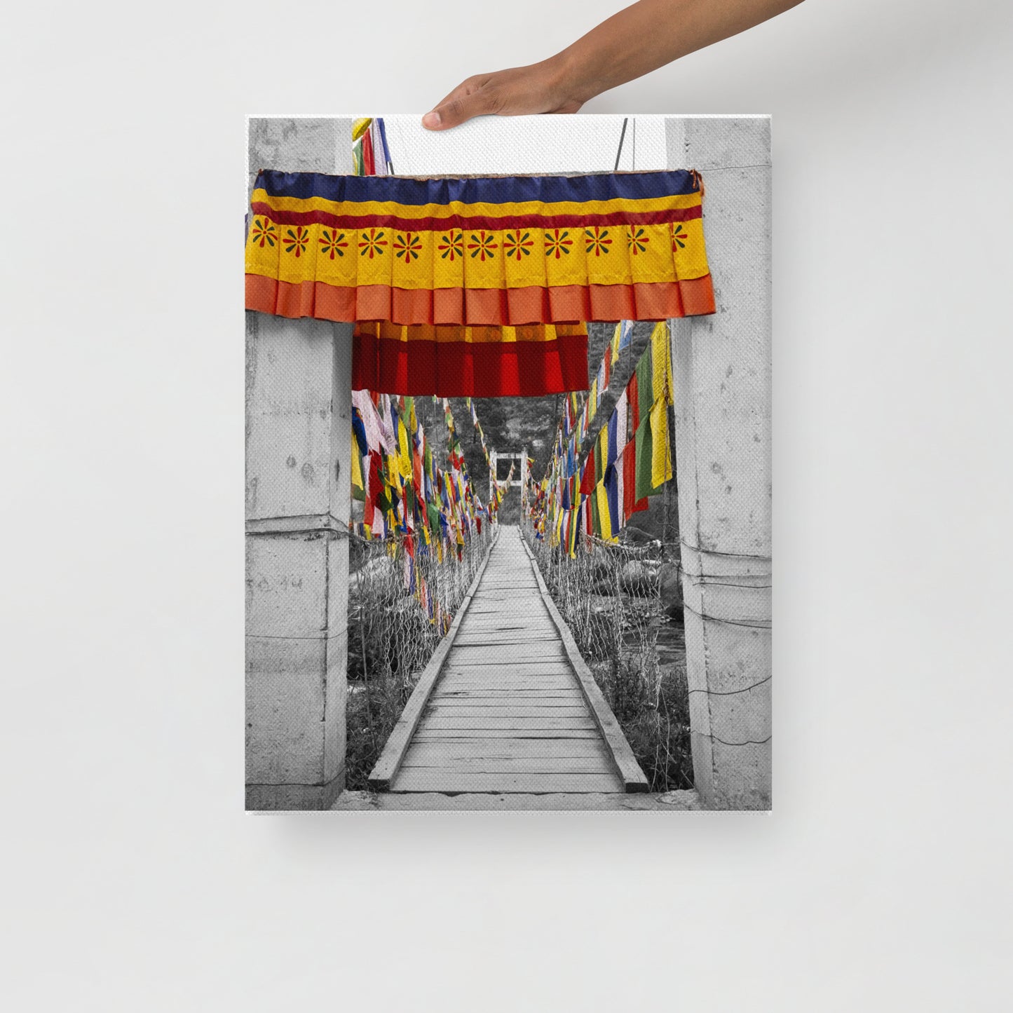 Bhutanese Bridge 01 - Canvas