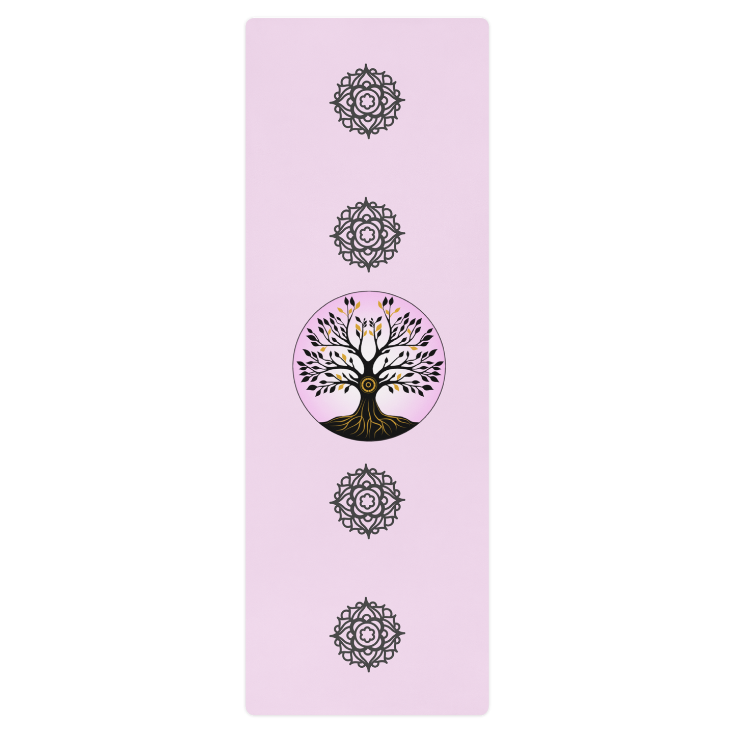 Tree of Life Yoga mat- pink