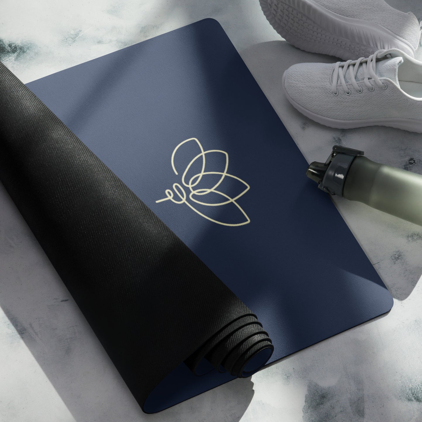 Tree of Life Yoga mat - blue