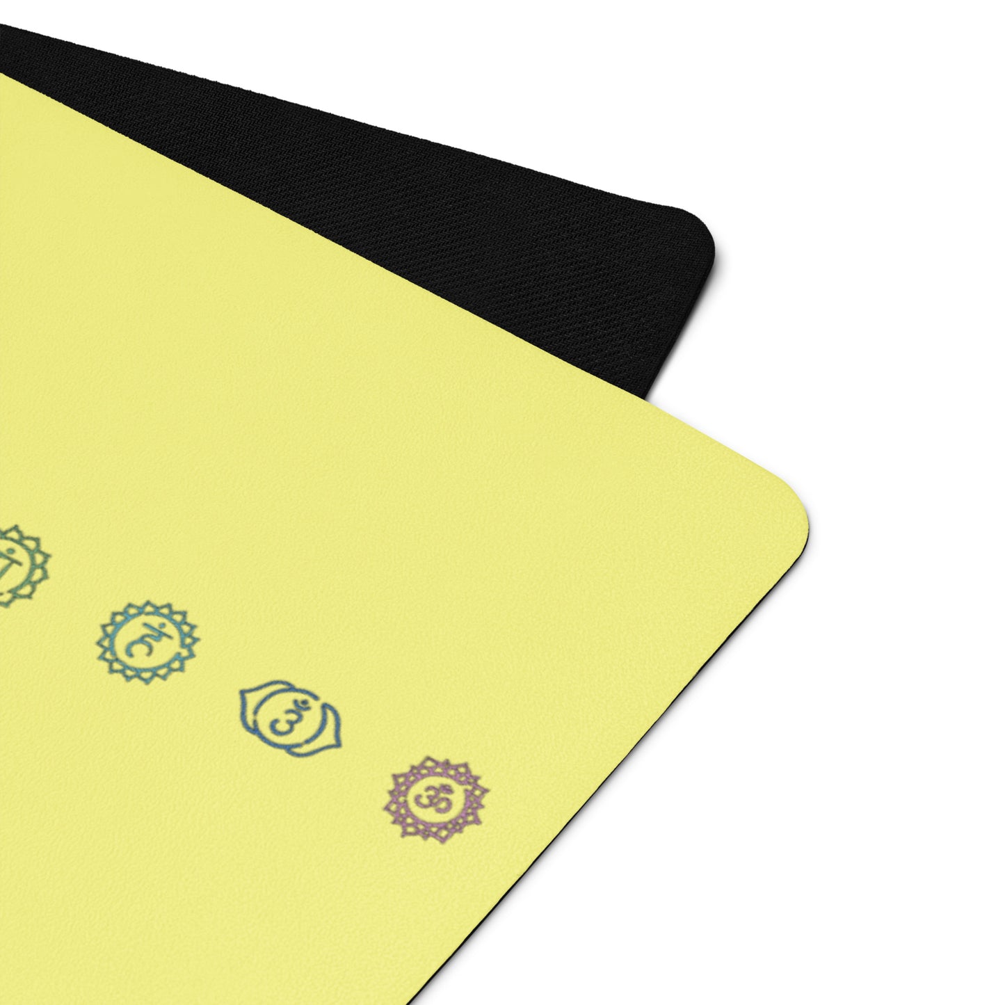 Mandala Yoga mat - yellow